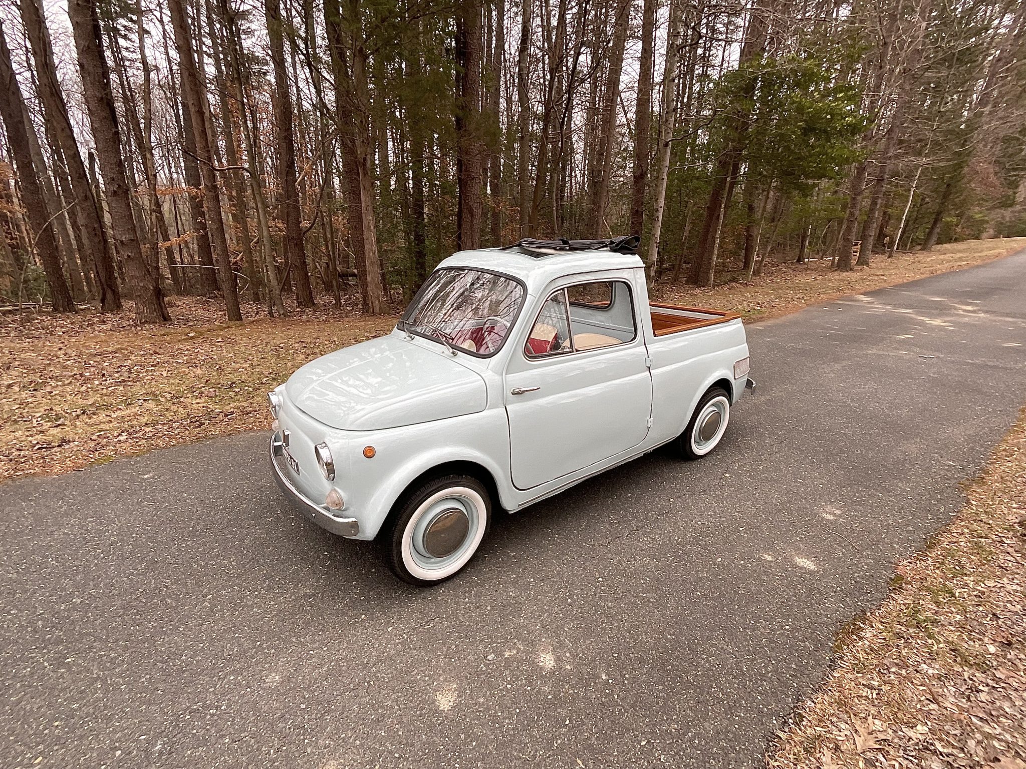 1966 Fiat Nuova 500 (1957-1975) à vendre – Utilitaire compact bleu clair
