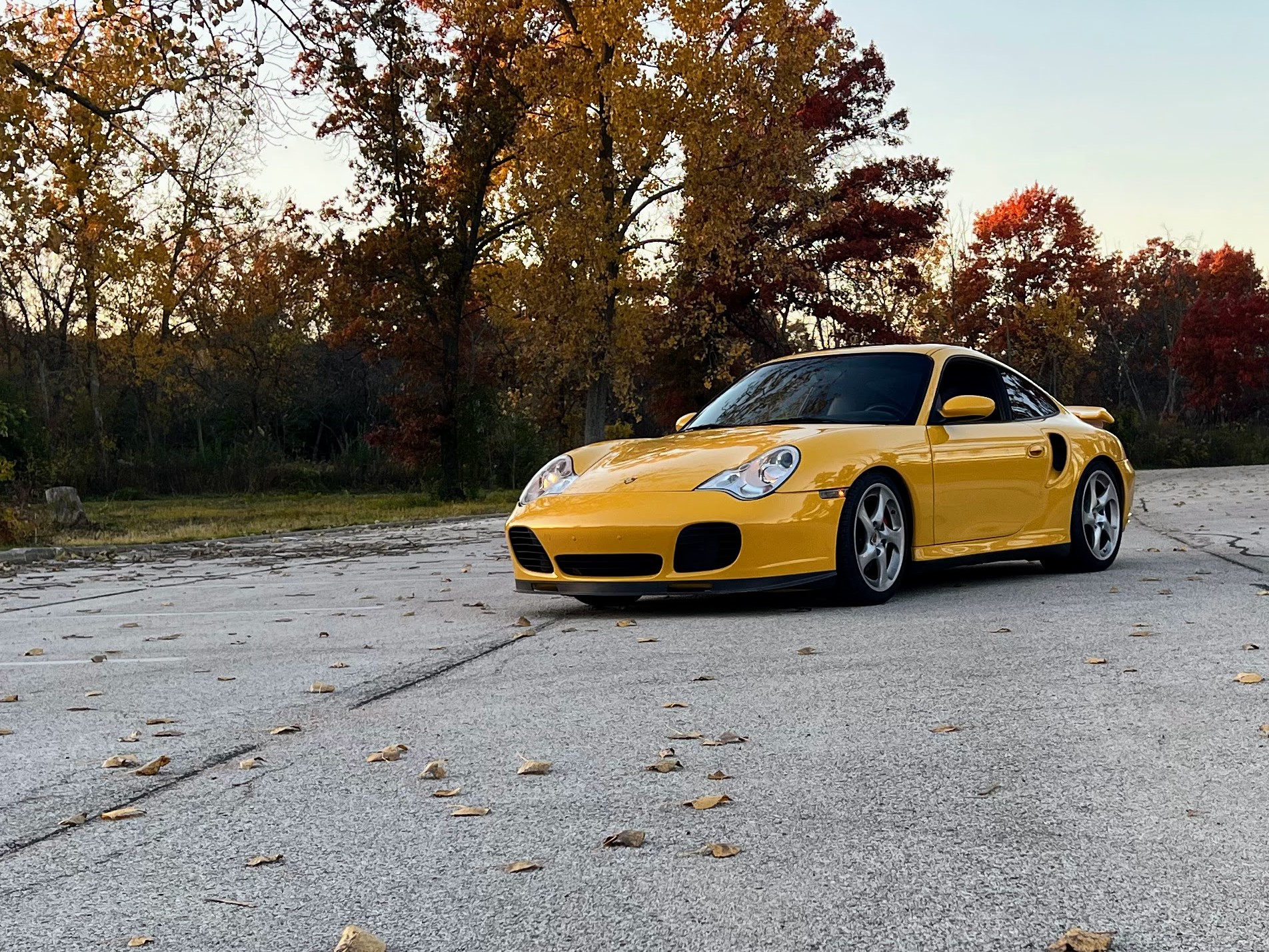 2003 Porsche 996 Turbo zu verkaufen – Speed Yellow X50 Handschalter