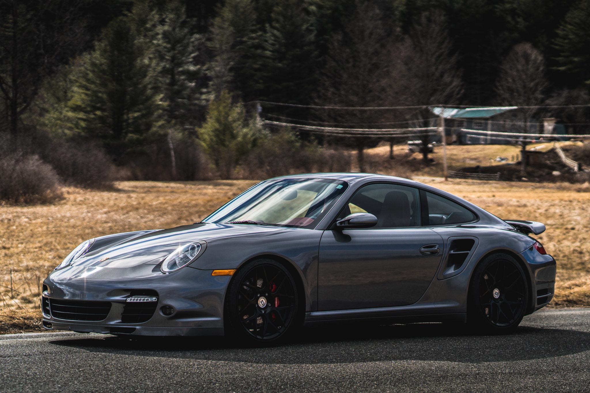 2009 Porsche 997 Turbo à vendre – Coupé biturbo AWD Meteor Grey