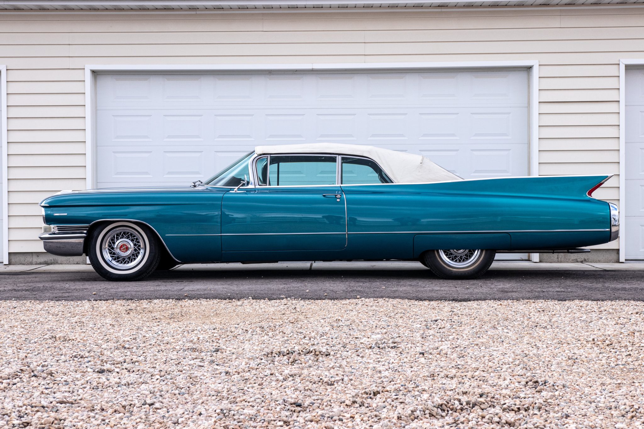1960 Cadillac Series 62 zu verkaufen – Blaues V8-Cabriolet