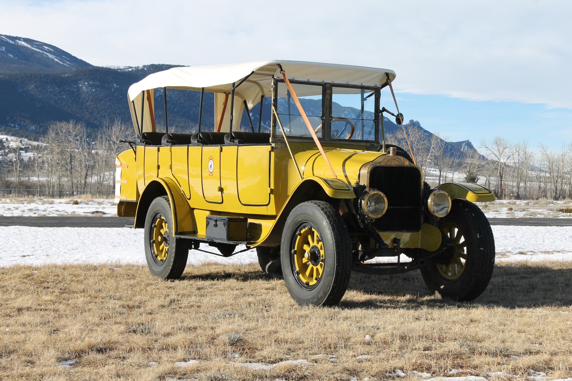 1925 White Model 15-45 Yellowstone Park Touring Bus zu verkaufen