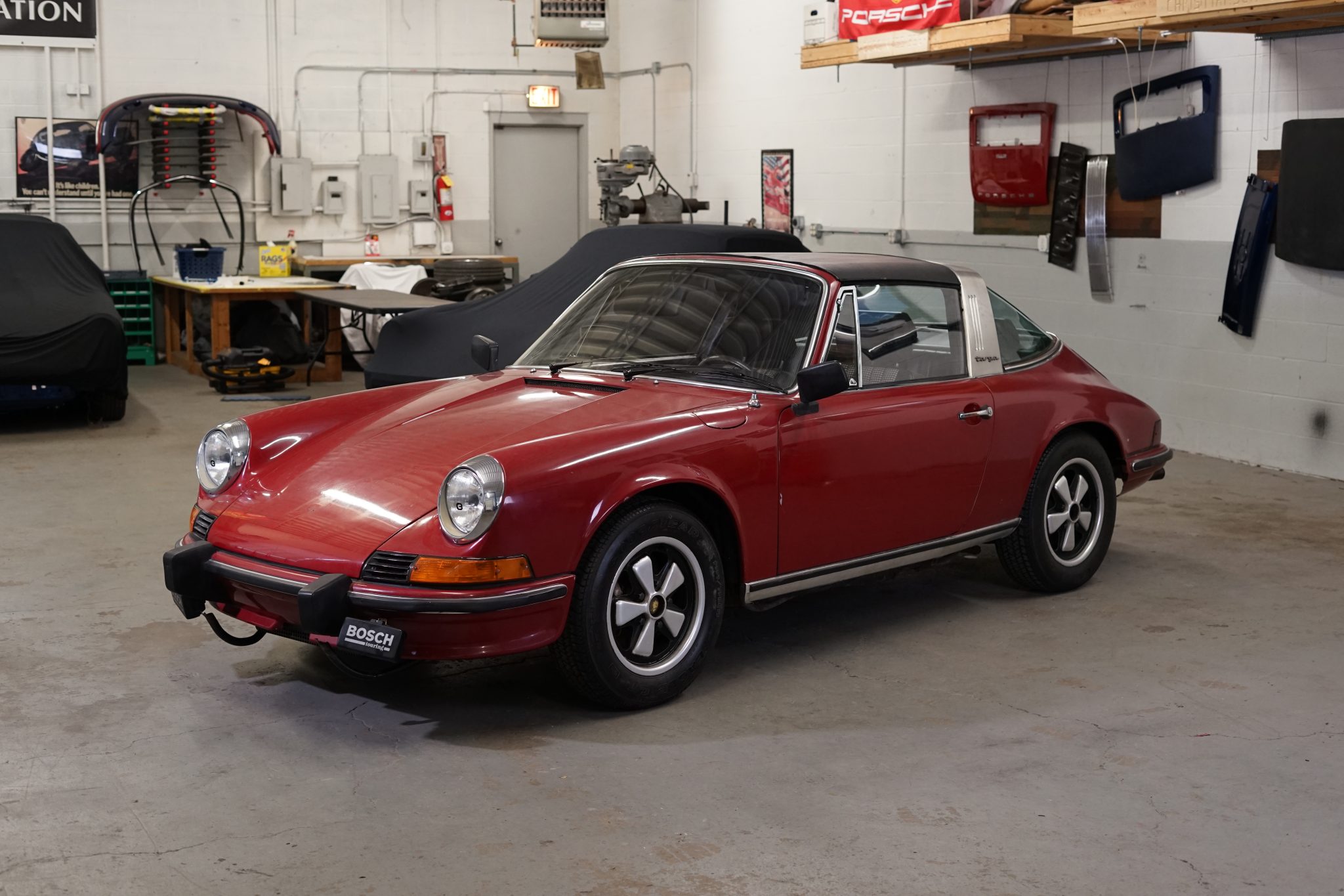 1973 Porsche LWB 911S (1969-1973) zu verkaufen – Roter Targa