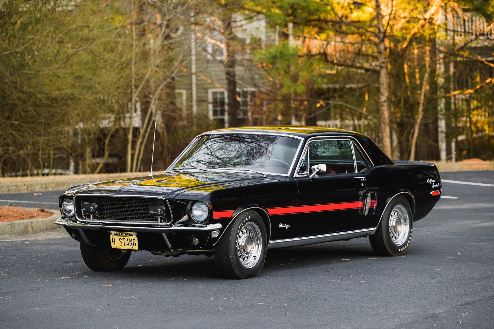 1968 Ford Mustang 1967-1968 zu verkaufen – Schwarzer 302ci V8