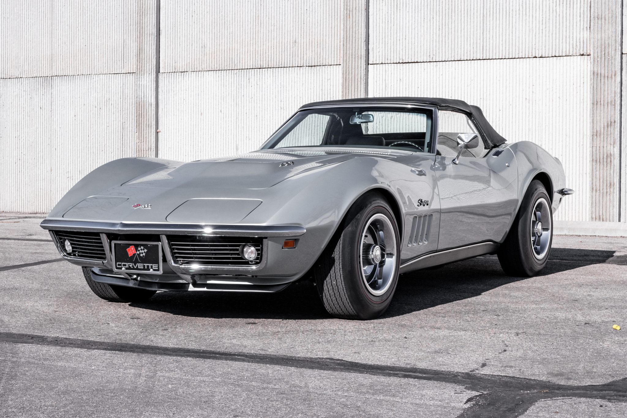 1969 Chevrolet Corvette C3 à vendre – Roadster argent 427 Tri-Power