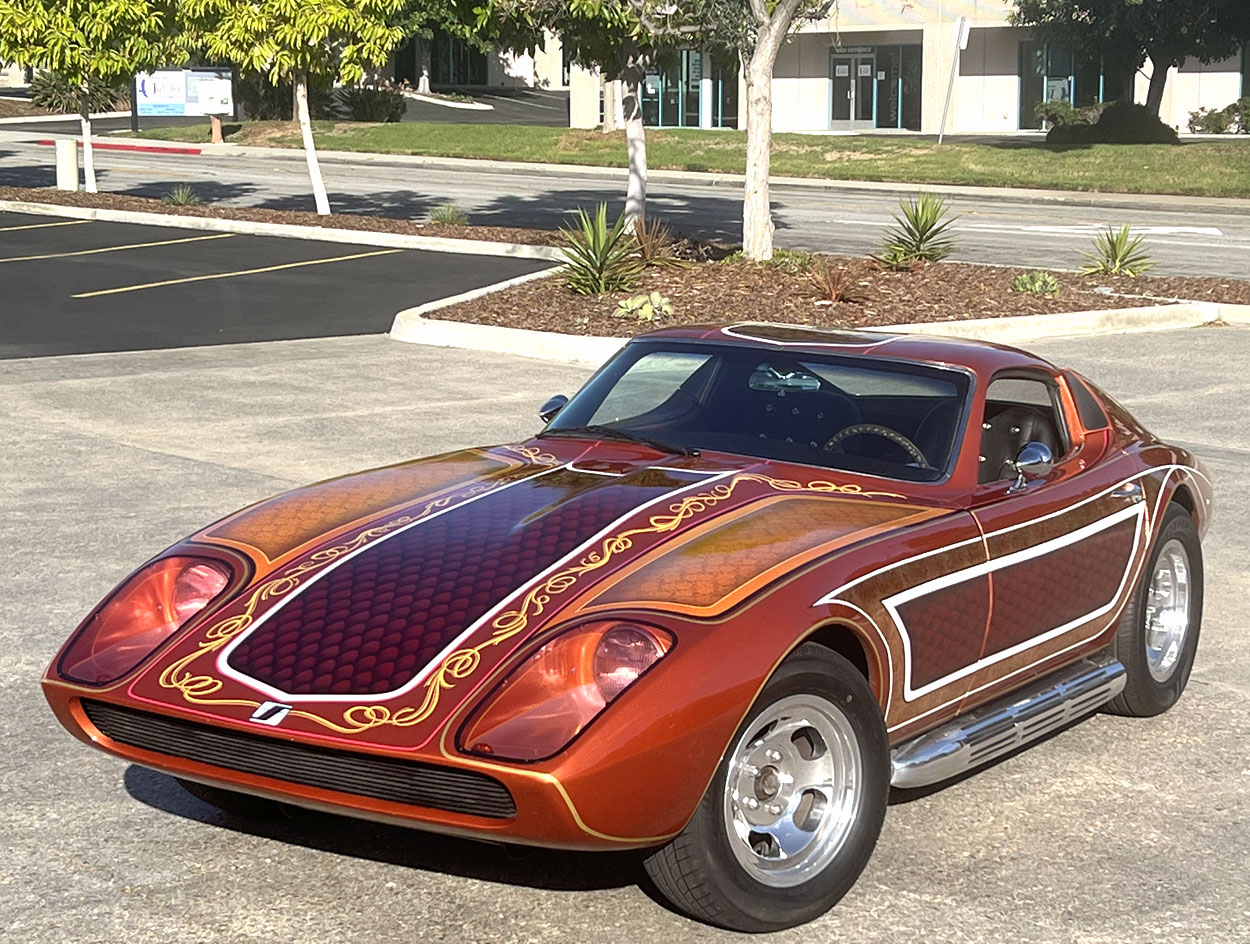 400-Powered Fiberfab Jamaican zu verkaufen – Orangefarbenes V8-Coupé