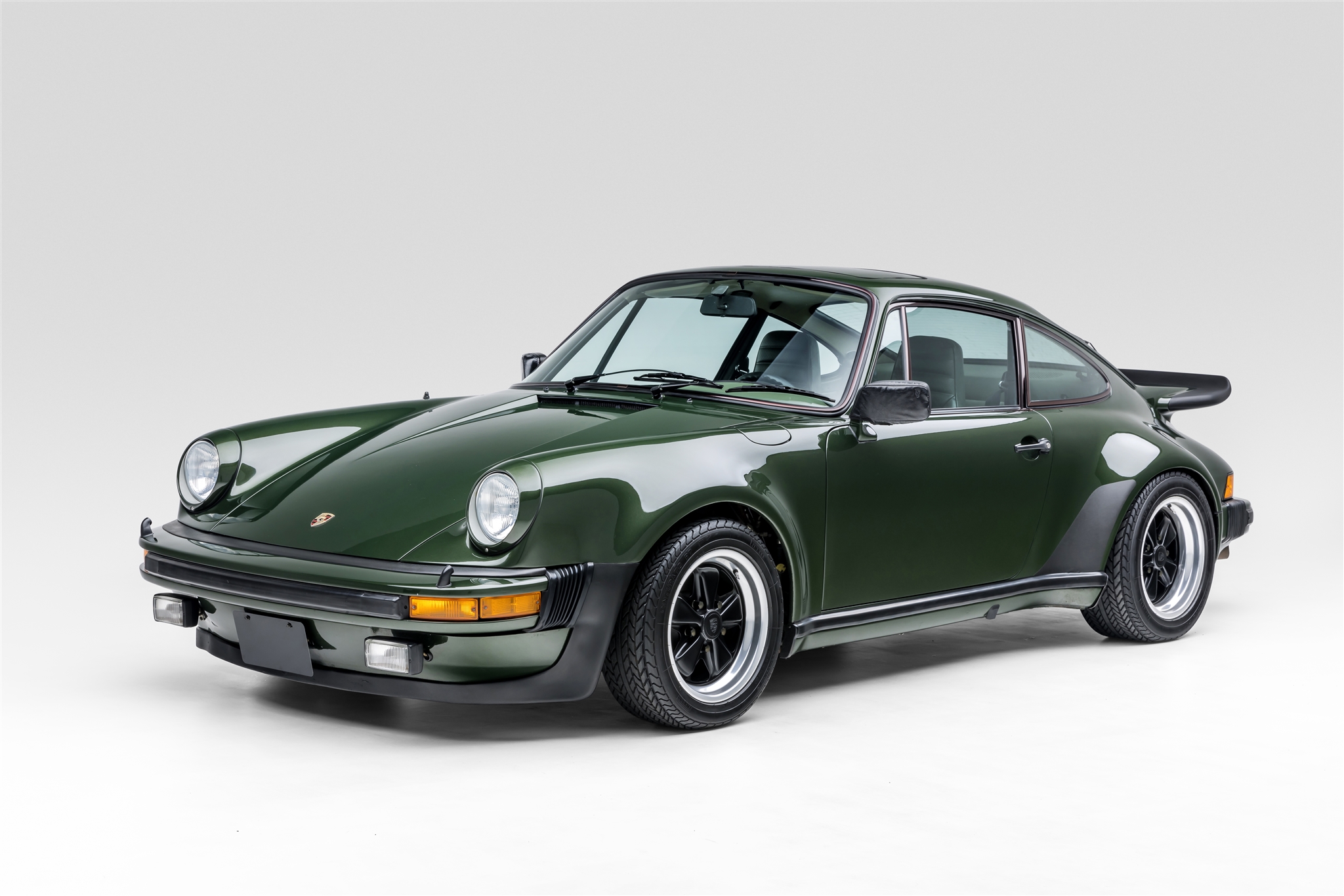 1977 Porsche 930 Turbo à vendre – Coupé Metallic Green à quatre vitesses