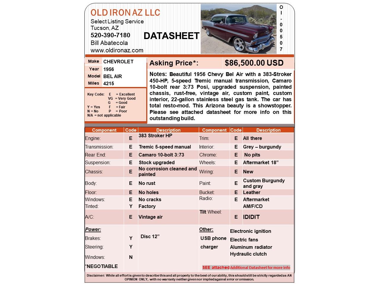 1956 Chevrolet Bel Air