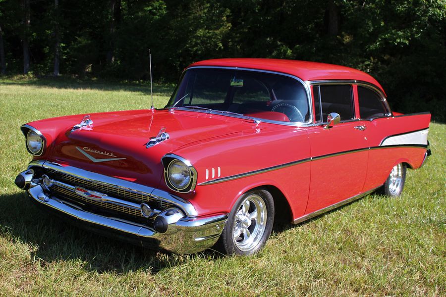 1957 Chevrolet Bel Air 2 Door Post