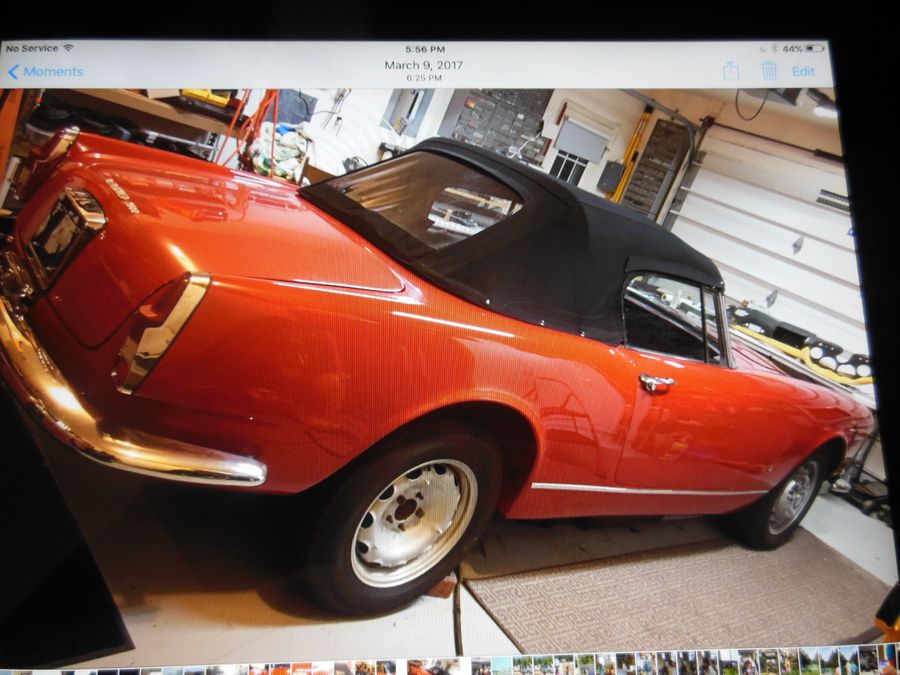 1965 Alfa Romeo 2600 Touring Superleggera Convertible