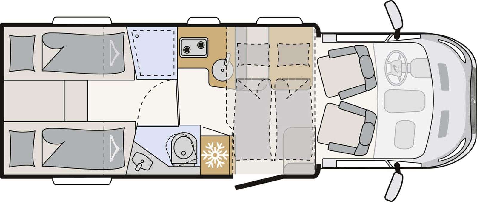 2023 Dethleffs  Just Go T 7055 EB