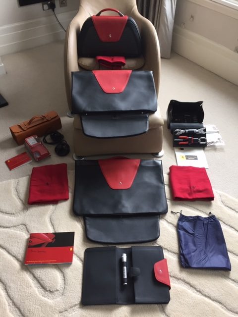 Ferrari Enzo Luggage, Tool Kit & Additional Accessories