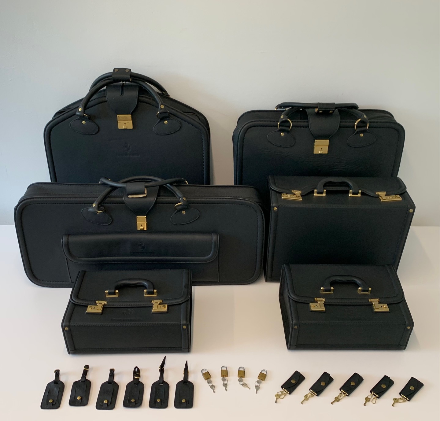 Six-Piece Ferrari Testarossa Luggage Set by Schedoni