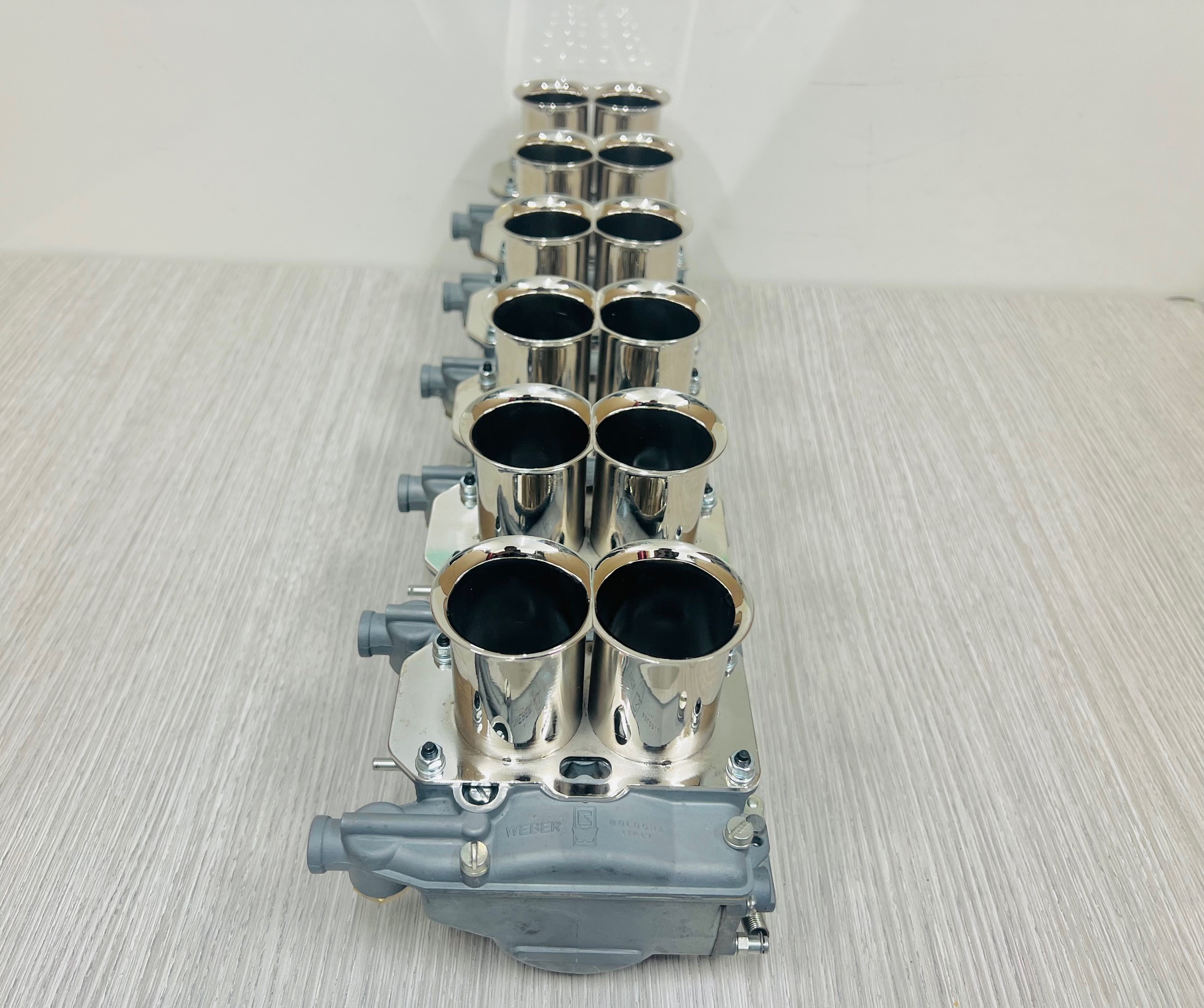 Six Weber 40 DCN 14 Carburetors