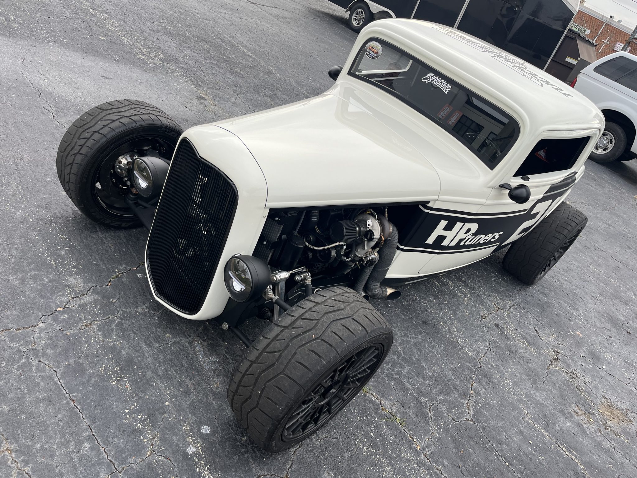 SEMA-Exhibited Twin-Turbo EcoBoost V6-Powered ’32 Ford 3-Window Coupe 6-Speed