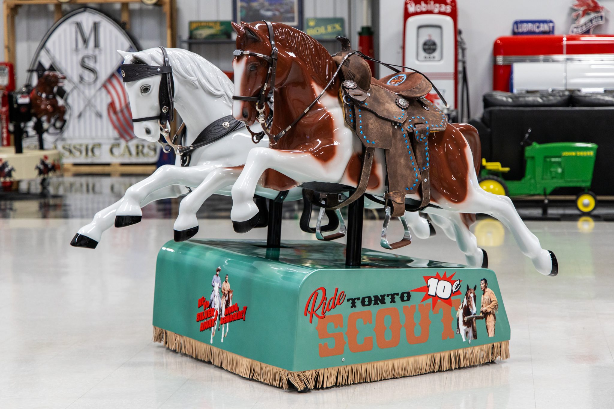 Lone Ranger Silver- and Tonto Scout-Themed Children’s Ride