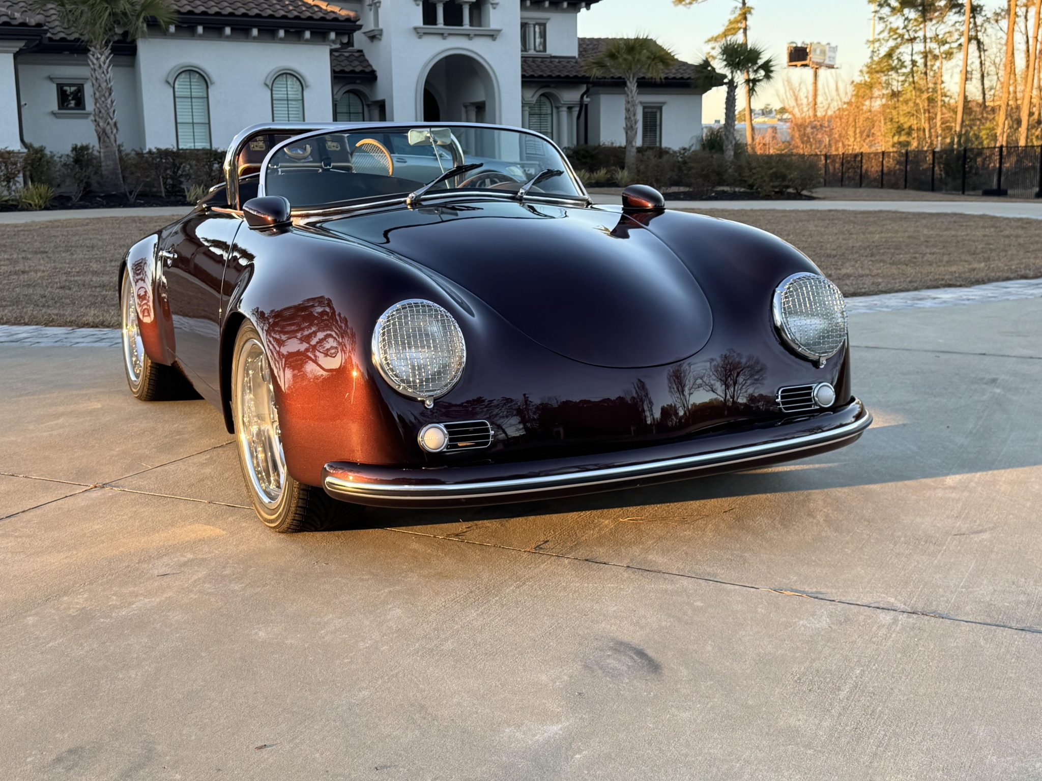 Custom Flared 356 Speedster Replica by JPS Motorsports w/Hannigan Trailer