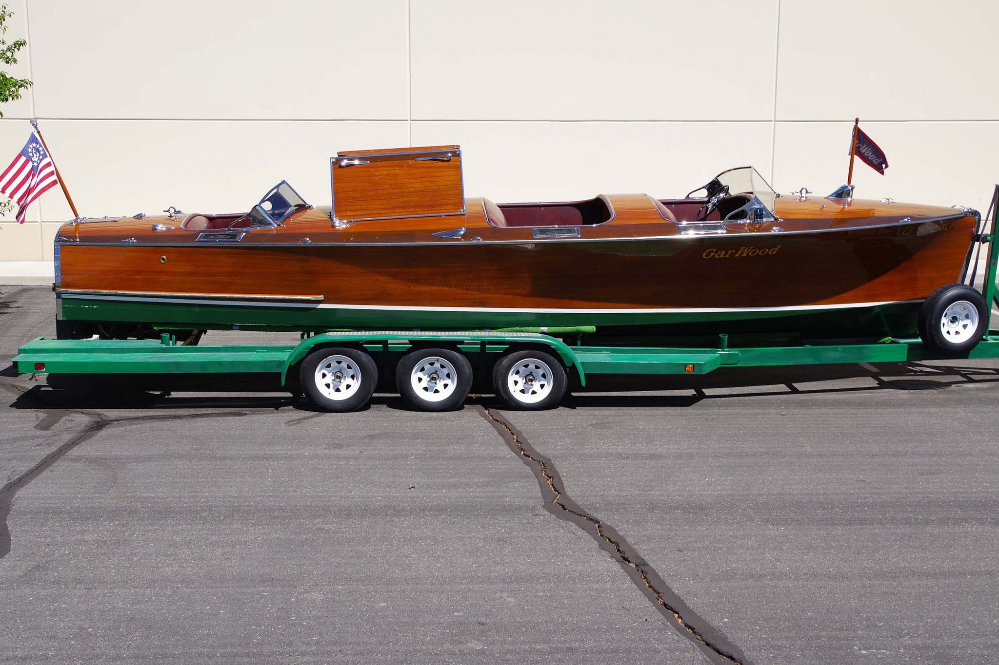 1939 Gar Wood 28′ Triple-Cockpit Runabout “Miss Tahoe” 