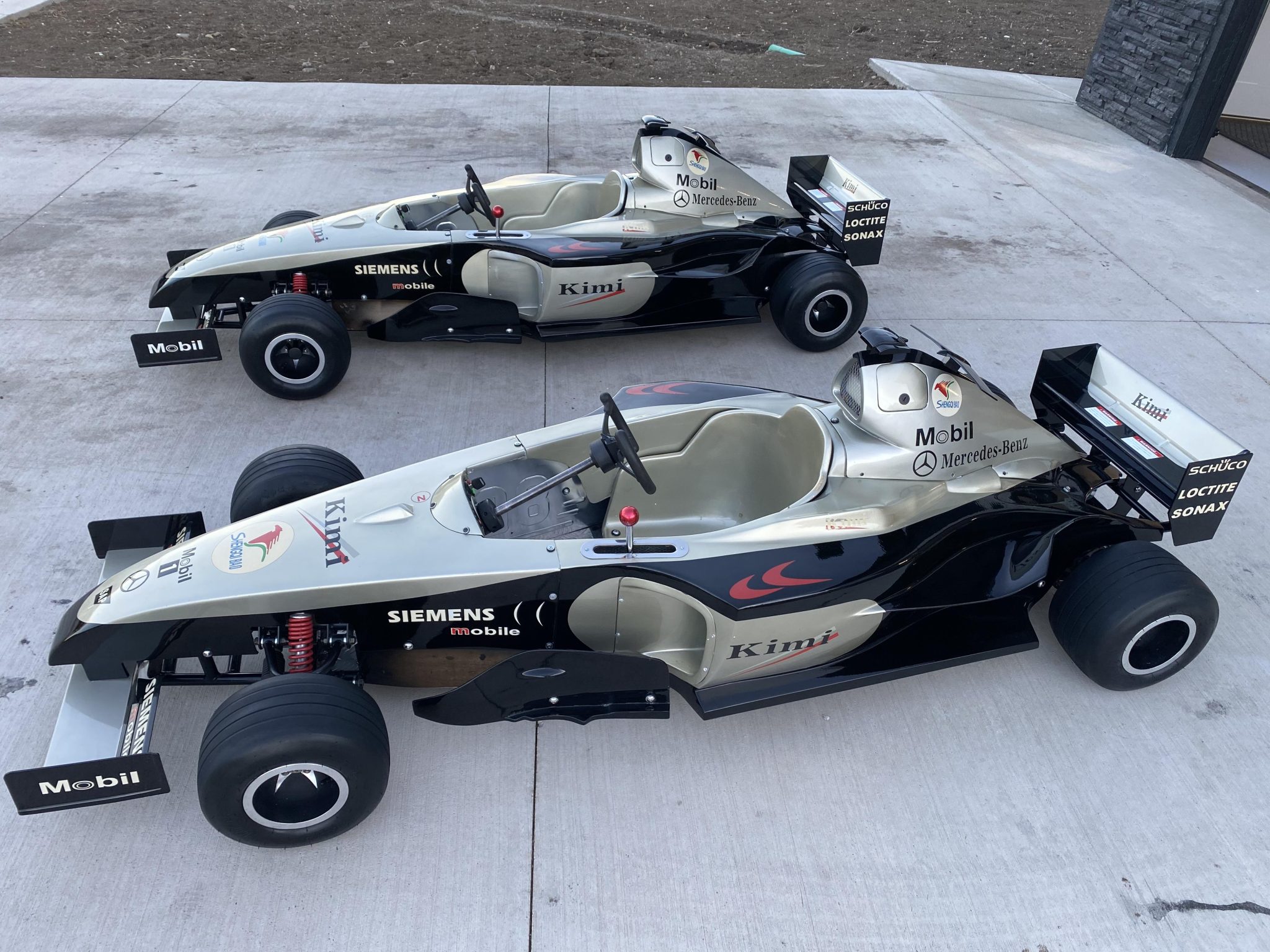 Pair of McLaren-Mercedes F1-Style Go Karts