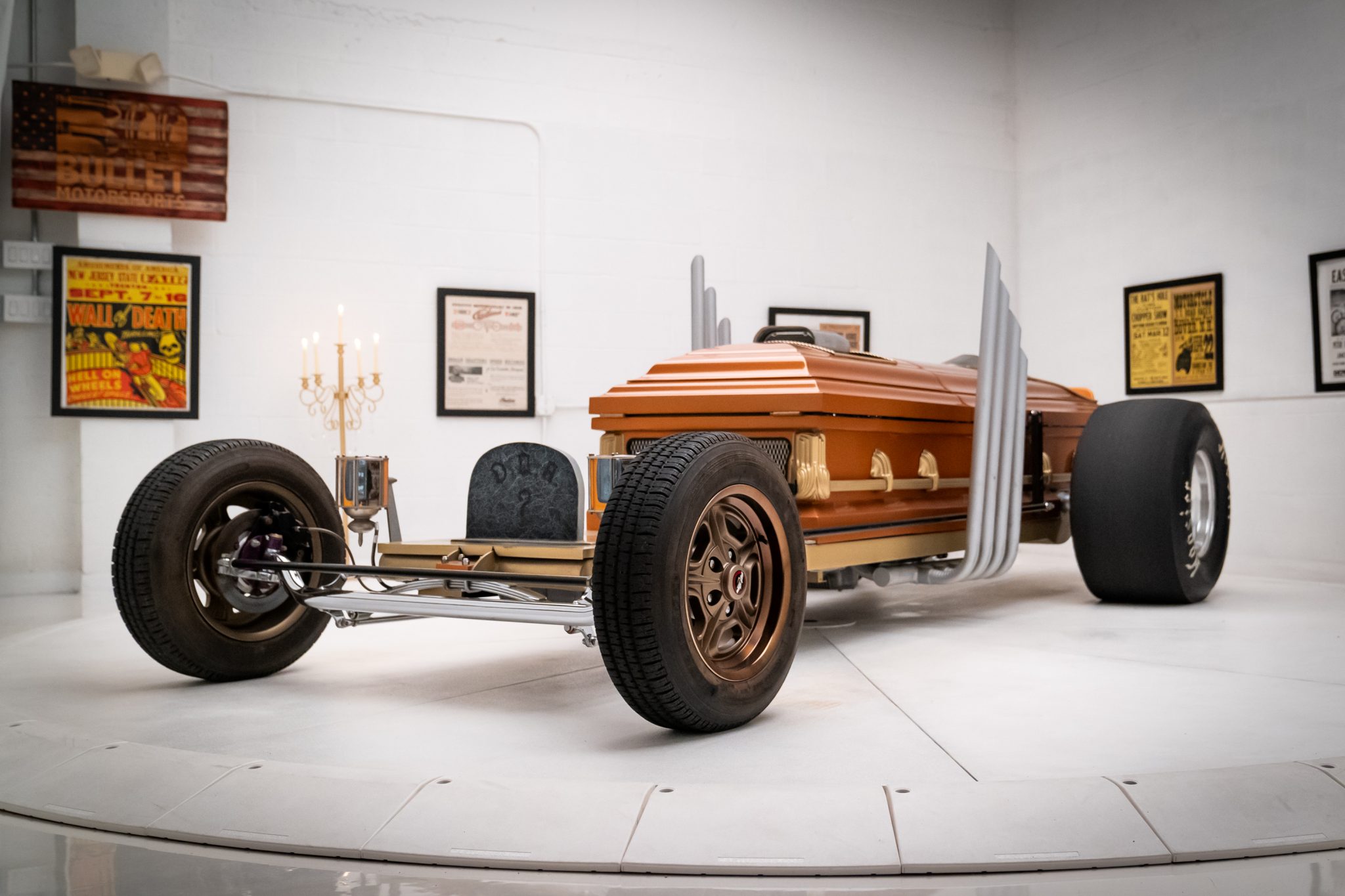 Dragster-Style Custom Casket Car