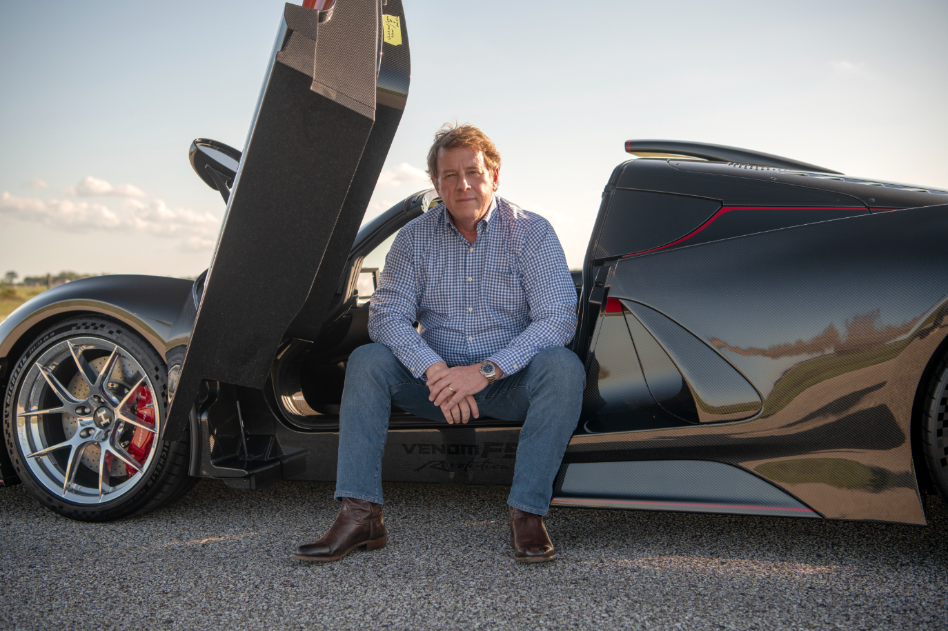 Hennessey and Pennzoil Experience for Charity—Exclusive Tours and Venom F5 Ride-Along with John Hennessey