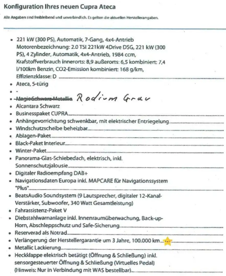 2019 Cupra Ateca 2.0 TSI 4Drive DSG - Garantie bis 2024- T&Uuml;V neu